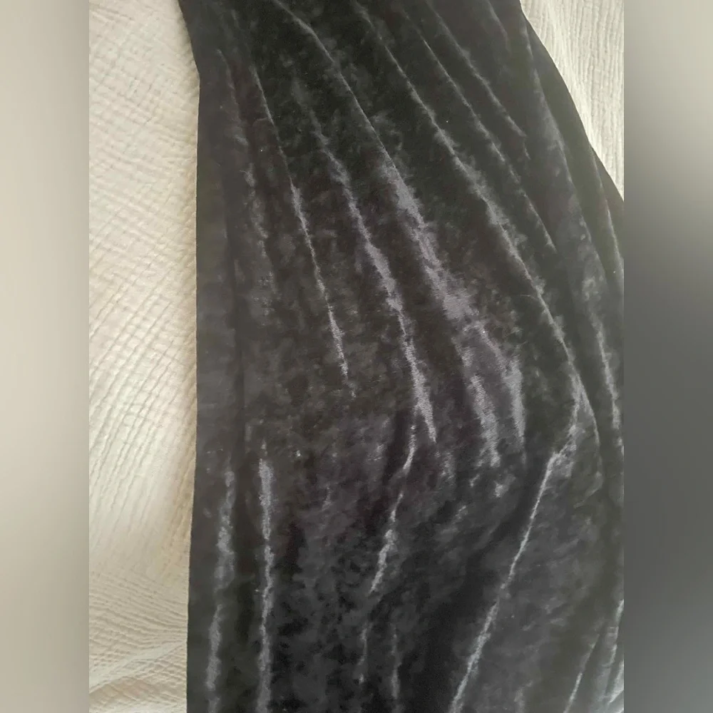 Vintage Victoria’s Secret VS Gold Label Crushed Velvet Maxi Dress - Picture 3 of 5